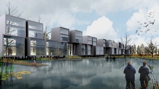 Diverseeds, estruturas dinâmicas para sociedades nômades, observatório de aves. BC.PM / Bruno Louzada, Francisco Villeda, Henry Quiroga e Iris Cantante, 2008