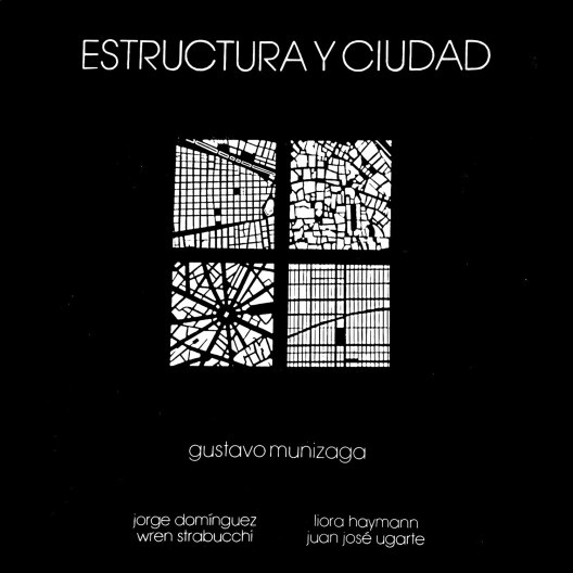 Capa da primeira edição do livro Estructura y Ciudad, publicado em 1983