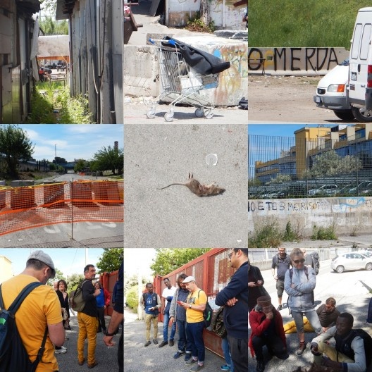 Série de imagens realizadas na experiência Poslúdio