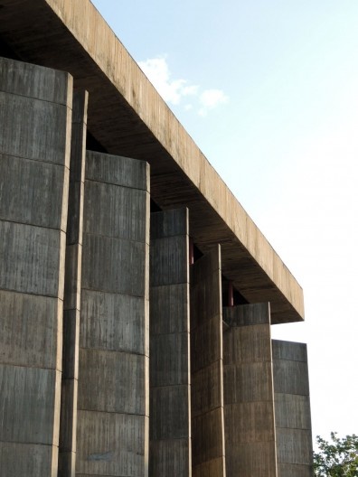 Tribunal de Justiça do Estado do Piauí, detalhe dos brises, Teresina, 1972