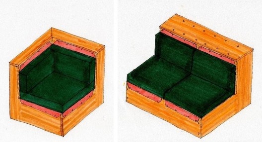 Sesc Pompeia, mobiliário em madeira, São Paulo. Arquiteta Lina Bo Bardi