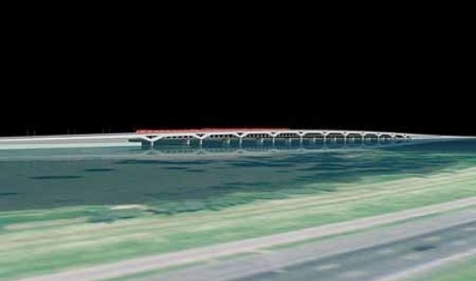 Proposta para ponte, Barcelona. Benthem & Crouwel. Archis Novembro 2000