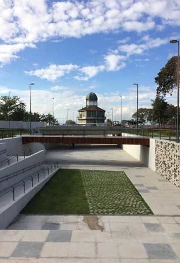 O paisagismo da praça Marechal Âncora
