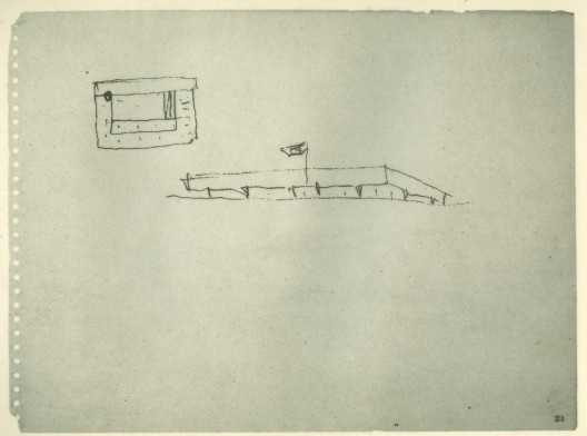 Croquis de Vilanova Artigas para a FAU USP