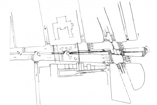 Oficina de desenho urbano MCB, situação atual do arruamento e fluxo de trânsito, São Paulo, 2011