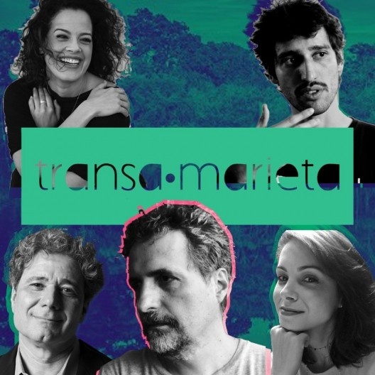 Banner de divulgação do programa Transa Marieta com Kleber Mendonça Filho