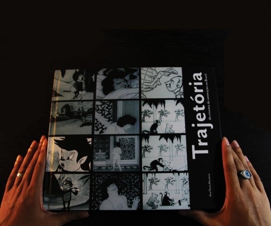Capa do livro Trajetória do cinema de animação no Brasil, de Ana Flávia Marcheti