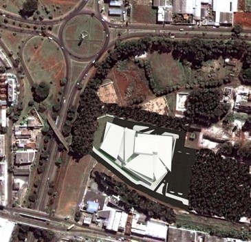 Foto inserção aérea de topo