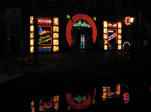 Red Light District em Amsterdã, na Holanda