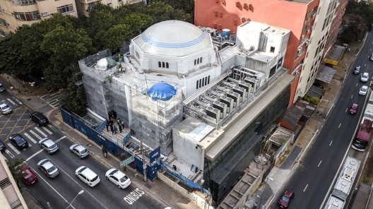 Obras de ampliação do Museu Judaico de São Paulo