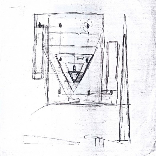 Monumento de Sagres, desenho de Lúcio Costa