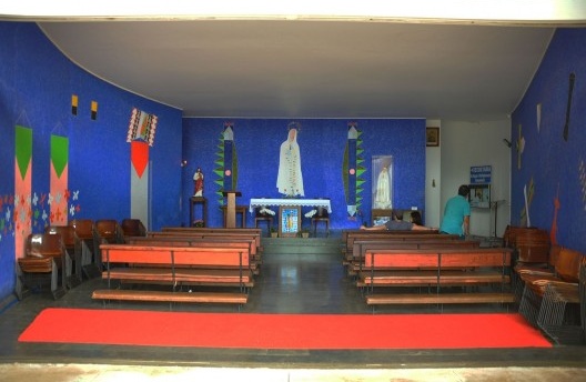 Interior atual da Igrejinha Nossa Senhora de Fátima, nov. 2018
