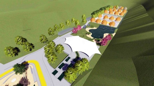 Requalificação do Parque Natural do Pedroso, edificação 03 – apoio às quadras. Projeto acadêmico de Arthur Ribeiro Molinari