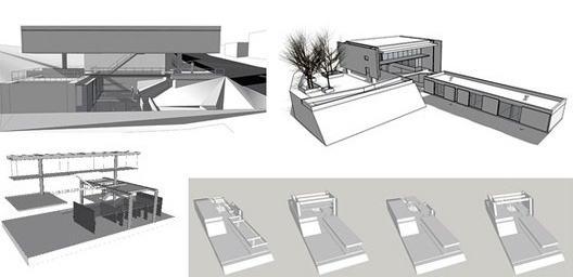 Casas do Grupo G2 e seus esquemas estruturais: Carapicuíba, 2003; Santa Tereza, 2004. Arquiteto Angelo Bucci / SPBR Arquitetos. Desenhos Amanda Andreghetti, Eduarda Soares, Nathalie Wood, Rayssa Marques, 2012; Gabriela Costa, 2014; Ana Menuzzi, 2016