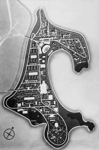 Plano Geral para a Cidade Universitária – Universidade do Brasil, Jorge Machado Moreira 1955-60