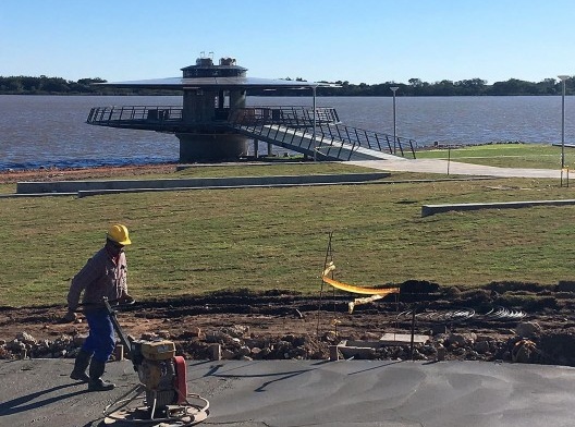 Vista do restaurante Quase meia-noite