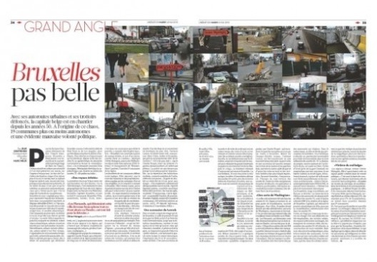 Página do jornal Liberatión de 14 de maio de 2013, onde foi publicado o artigo de Jean Quatremere