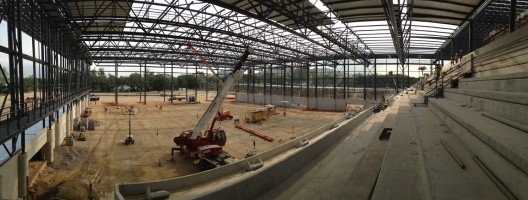 Construção da Arena da Juventude, Parque Olímpico de Deodoro, Rio de Janeiro, RJ, Escritório Vigliecca & Associados