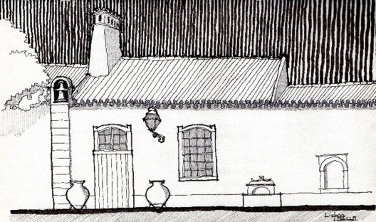 Lisboa: Pormenor de anexo do Palácio Pimenta (Museu da Cidade), Campo Grande