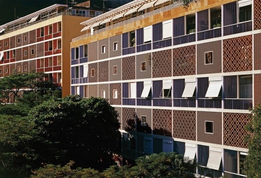 Conjunto residencial Parque Guinle, Rio de Janeiro, 1946. Arquiteto Lúcio Costa