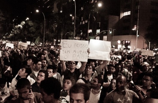 Manifestação popular em São Paulo, junho 2013