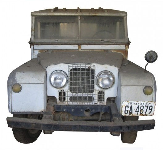 O nosso Land Rover, em seu estado atual