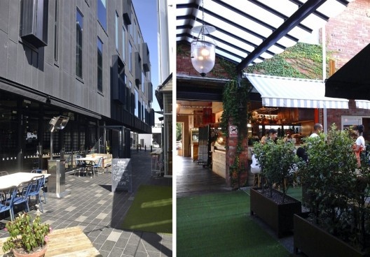 Miolos de quarteirão abertos ao público: aumento da permeabilidade urbana e pedestres felizes com mais possibilidades de circulação, 2016