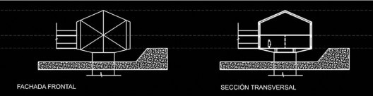 Fachadas e cortes da proposta. Imagem apresentada no Seminário Estratégias para La Intervención Del Patrimônio Moderno. Naciones Unidas – CEPAL – Docomomo Chile, jan. 2011