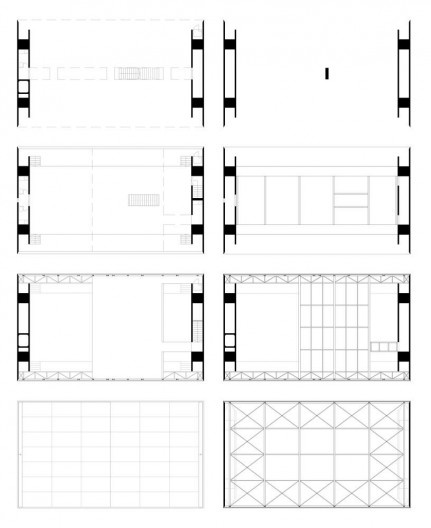 Loja Forma, plantas de forma, São Paulo SP Brasil, 1987. Arquiteto Paulo Mendes da Rocha