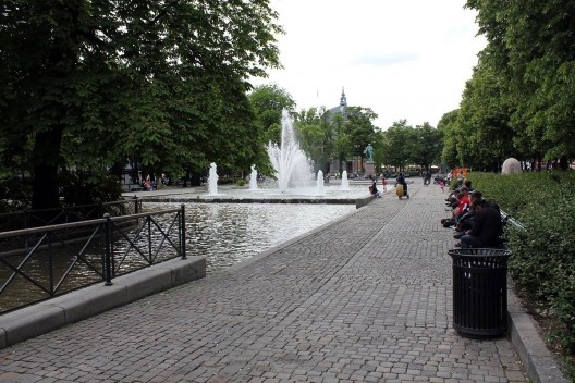 Spikersuppa, praça urbana