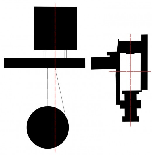 Diagrama de composição dos volumes dos palácios em Brasília, à esquerda, e Rio de Janeiro, à direita