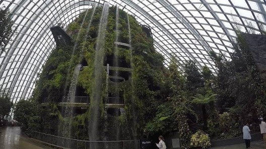 Cloud Forest, vista da cascata, Singapura