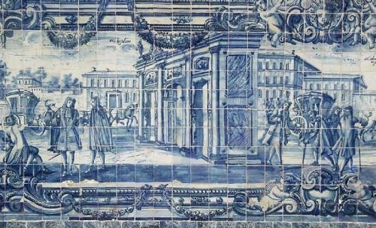 Azulejos da igreja e claustro de São Francisco, em Salvador