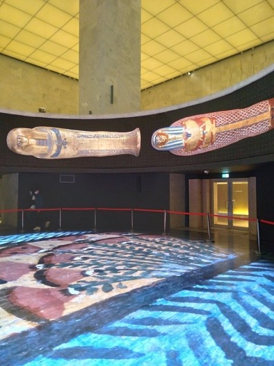 Nova área de exposição das múmias no Museu da Civilização Egípcia