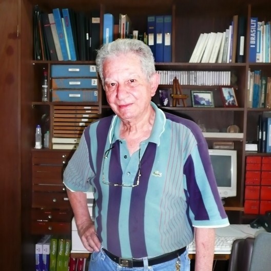 Benjamim Adiron Ribeiro, em sua casa, no dia da entrevista