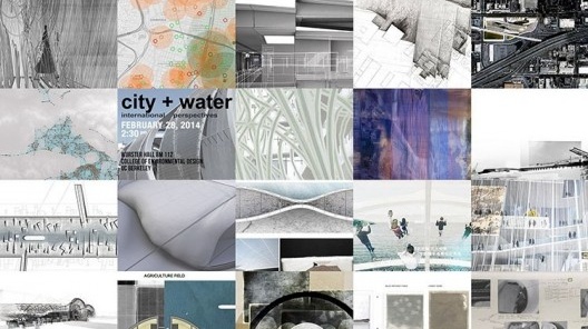 Cartaz da conferência \"City + Water\"