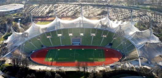 Complexo Olímpico de Munique. Frei Otto, 1971