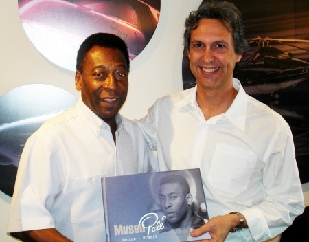 Pelé e Ney Caldatto