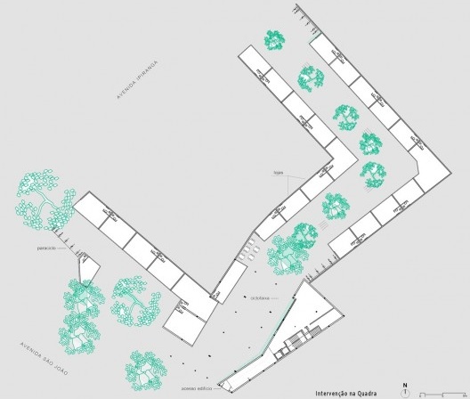 Intervenção na quadra