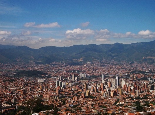 Medellín vista a partir do Valle de Aburrà
