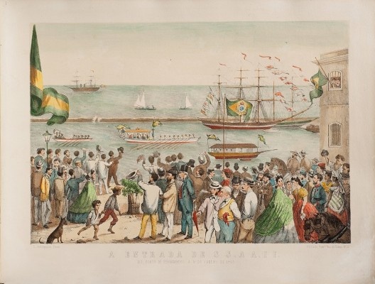 A Entrada de S S. A A. II no Porto de Pernambuco a 16 de Janeiro de 1865