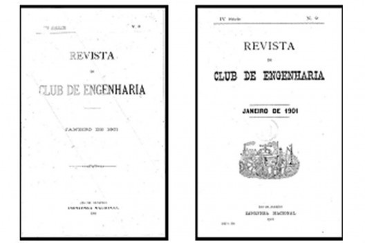 Revista do Club de Engenharia, capa e folha de rosto, n. 2, jan. 1901.