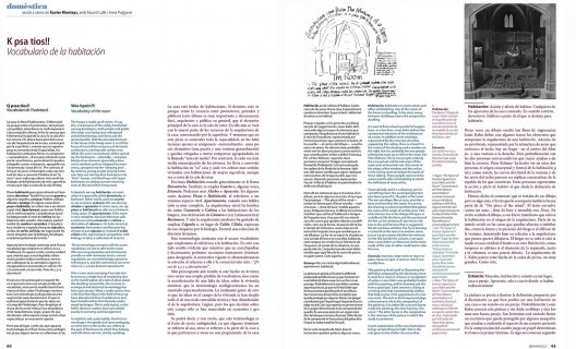 Seção Domèstica da revista espanhola Quaderns d´Arquitectura i Urbanisme, n. 251, jul./ago./set. 2006, p. 60-69