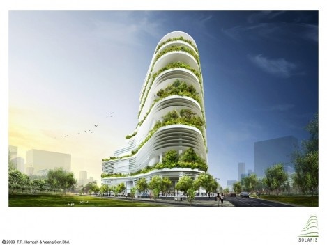 Arranha-céus Solaris. Ken Yeang. 2006