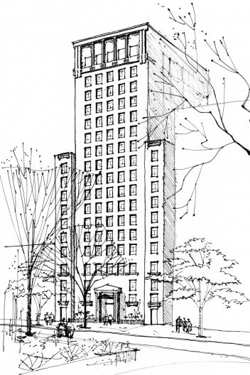 Edifício Acadia, Arq. Jacques Pilon, 1944-54