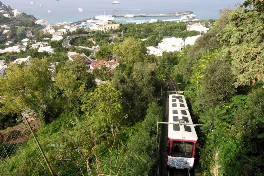 Funicular, Capri, Itália