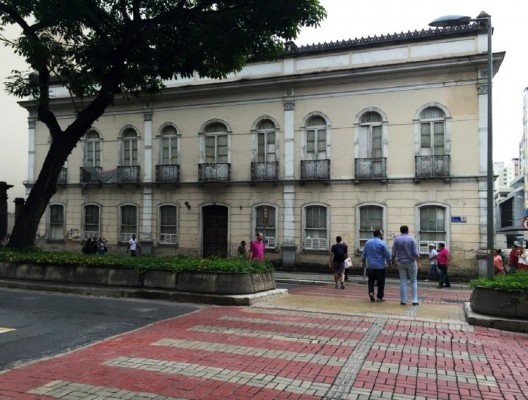 Fachada principal do Palacete Santa Mafalda