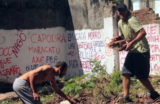Mutirão da limpeza na Casarão da Várzea, 2016