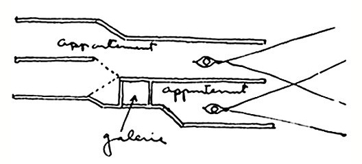Modelo de semi-duplex de Lúcio Costa no Immeubles a Apartement a Rio de Janeiro