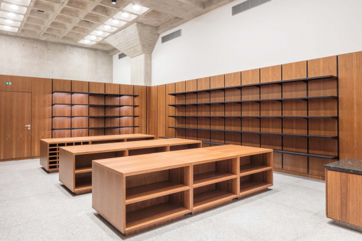 A nova loja do museu (Museumsshop) em abril de 2021